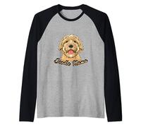 GoldenDoodle Gifts for Women Girls Kids Doodle Mama Raglan Baseball Tee
