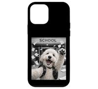 Goldendoodle Golden Doodle Last Day Of School Funny Selfie Case for iPhone 12 mini