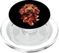 Goldendoodle Labradoodle Autumn Leaves Fall Dog Doodle Mom PopSockets PopGrip for MagSafe