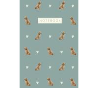 Goldendoodle Notebook Hardcover: Cute Aesthetic Lined Journal for Goldendoodle Dog Lovers & Owners | Blue Cover