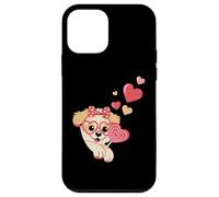 Goldendoodle Valentines Doodle Mom Coquette Bow Case for iPhone 12 mini