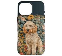 Goldendoodle William Morris Tapestry Style Case for iPhone 16 Pro Max