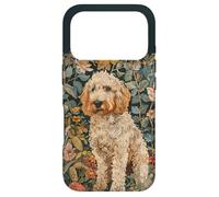 Goldendoodle William Morris Tapestry Style Case for iPhone 17 Pro