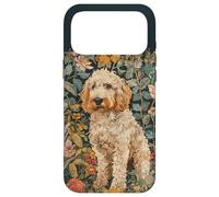 Goldendoodle William Morris Tapestry Style Case for iPhone 17 Pro Max