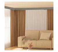 Goldene Gardinenstangenbox mit Lichtschlitz VerdunkelungsGardinenstange Wandmontage 48 m/157 ft ideal für Schlafzimmer/Badezimmer für gewerblichen und privaten Gebrauch