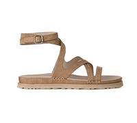 Goldengaze Embossed Ankle Wrap - female - UGG - Flat Sandals - Brown - 4 UK - Shoes 4 UK