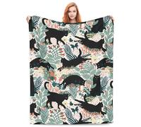 Goldengirls Fleece Throw Blanket for Couch, Sofa, Car, Bed, 60""x50"" Cozy Soft Lightweight Fuzzy Flannel Warm Blanket Suitable for All Seasons (Cat)