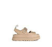 Goldenglow Embossed Sandal - female - UGG - Flat Sandals - Beige - 8 UK - Shoes 8 UK
