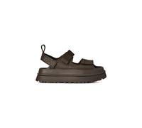 GoldenGlow Embossed Sandal - female - UGG - Flat Sandals - Brown - 6 UK - Shoes 6 UK