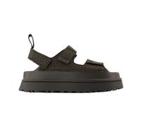 Goldenglow Embossed Sandals - female - UGG - Flat Sandals - Black - 5 UK - Shoes 5 UK