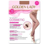 Goldenlady Women's Mysecret 15 Cosmetic Hold-Up Stockings, 15 DEN, Gold (Bronzer K30a), X-Large (Size: 5 - XL)