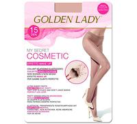 Goldenlady Women's Mysecret 15 Cosmetic Hold-Up Stockings, 15 DEN, Transparent (Melon A), Large (Size: 4-L)