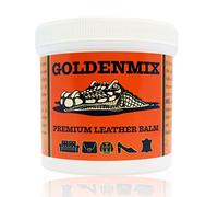 GOLDENMIX Beeswax Leather Care Balm - Protector, Conditioner, Polish, Cleaner, and Waterproofing Cream for Shoes, Boots, Car Interior, Purses, Saddle, Furniture, Bags, Upholstery & Jackets