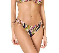 goldenpoint Bikini Damen Badeanzug Brazilian mit V-Schnitt Glam Suite One Piece Swimsuit, Multicoloured