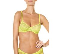 goldenpoint Women's Damen BH mit Bügeln Pop Decò, Farbe Gelb Bra, Gelb,