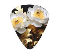 goldenrod guitar pick set, 3 different thicknesses, 12 pieces for a variety of instruments