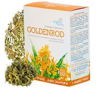 GOLDENROD HERB - Dried Solidago Virgaurea - Loose Leaf Herbal Tea & Tincture Ingredient - 100% Natural, Non-GMO - Traditional European Herb - Made in Ukraine by Small Family Manufacturer - 50g