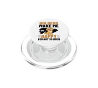 Goldens Make Me Happy You Not So Much Golden Retriever PopSockets PopGrip for MagSafe
