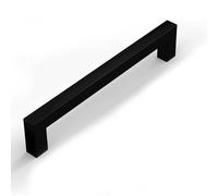 Goldenwarm 1 Pack 160mm Hole Center Black Kitchen Cupboard Handle Drawer Handle