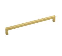 Goldenwarm 1 Pack Brushed Brass Cabinet Handles Filing Cabinet Handles -LSJ12GD288 Kitchen Cabinet Door Handles 288mm Hole Centers Square Cupboard Door Handle