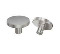 Goldenwarm 10 Pack Brushed Nickel Drawer Knobs Silver Kitchen Cabinet Knobs - Aluminum Alloy