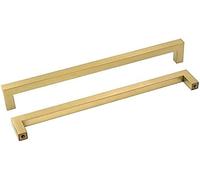 goldenwarm 10 Pack Gold Kitchen Cupboard Handles Gold Wardrobe Handles 320mm Hole Centers
