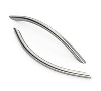 Goldenwarm 15 Pack Bow Kitchen Cabinet Door Handles 160mm Cupboards Drawers,Brushed Nickel Drawer Furniture Handles,Pull Handle Stainless Steel