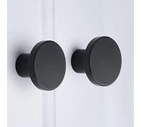 goldenwarm 20 Pack Black Cabinet Knobs Black Cupboard Knobs Modern Kitchen Cupboard Handles Round Cupboard Door Pulls