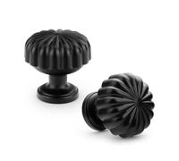 Goldenwarm 20 Pack Black Knobs Matte Black Kitchen Cupboard Knobs, Single Hole Cabinet Handles