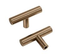 Goldenwarm 20 Pack Champagne Bronze Cabinet Knobs for Chest of Drawers, Wardrobe Door, Kitchen and Cabinet Doors