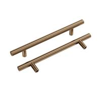 GoldenWarm Bronze Kitchen Handles - 20 Pack, 128mm, Stainless Steel