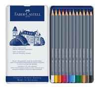 Goldfaber Aqua Watercolor Pencil Set In Metal Tin 12/Pkg-