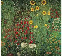 GOLDFI Klimt'S Famous Painting - Klimt Sunflowers - DIY 5D Diamond Painting Kit Full Drill Rhinestone Embroidery Art for Home Decor 30×40cm