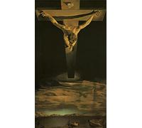 GOLDFI Salvador Dali'S Famous Painting Christ On The Cross - Paint by Numbers for Adults DIY Digital Painting Arts Craft for Home Wall Decor Birthday Gifts 40 * 50cm