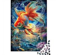 Goldfish 1000 Piece Jigsaw Puzzle with Whimsical Design - A Charming Challenge for Adults And Kids Age 14 Years Up70x50cm/1000pcs