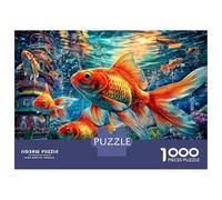 Goldfish 1000 Piece Jigsaw Puzzle with Whimsical Design - A Charming Challenge for Adults And Kids Age 14 Years Up52x38cm/1000pcs