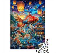 Goldfish 1000 Piece Jigsaw Puzzle with Whimsical Design - A Charming Challenge for Adults And Kids Age 14 Years Up38x26cm/1000pcs