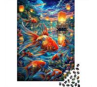 Goldfish 1000 Piece Jigsaw Puzzle with Whimsical Design - A Charming Challenge for Adults And Kids Age 14 Years Up38x26cm/1000pcs