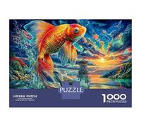 Goldfish 1000 Piece Jigsaw Puzzle with Whimsical Design - A Charming Challenge for Adults And Kids Age 14 Years Up70x50cm/1000pcs