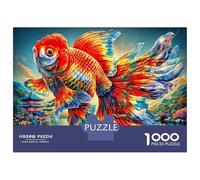 Goldfish 1000 Piece Jigsaw Puzzle with Whimsical Design - A Charming Challenge for Adults And Kids Age 14 Years Up70x50cm/1000pcs