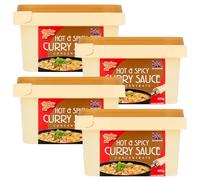 Goldfish Chinese Takeaway Curry Sauce Paste Concentrate 405g HOT and Spicy (Box of 4 Tubs) by Hello Oriental