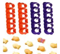 Goldfish Cookie Cutters Mini 3D Plastic Cracker Cutter Cookie Baking Molds Tool, Biscuit Cutter Set for Kitchen Birthday Christmas