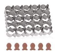 Goldfish Cracker Cutter, 3.86x2.56x0.79in Mini Cookie Cutter with 25 Grids Stainless Steel Biscuit Cutters Goldfish Molds for Sea Animal Cookie Baking