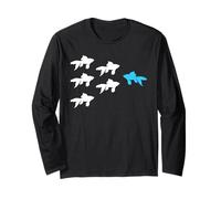 Goldfish Float Against The Mainstream Long Sleeve T-Shirt