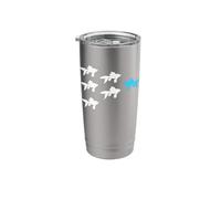 Goldfish Float Against The Mainstream Stainless Steel Insulated Tumbler