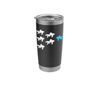 Goldfish Float Against The Mainstream Stainless Steel Insulated Tumbler