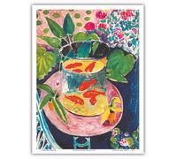 Goldfish - From an Original Color Painting by Henri Matisse c.1912 - Master Art Print (Unframed) 9in x 12in