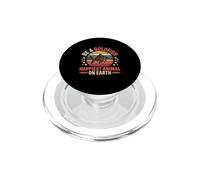 Goldfish Happiest Animal On Earth Retro PopSockets PopGrip for MagSafe