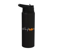 Goldfish Heartbeat Aquarium Fish Pet Owner Stainless Steel Insulated Water Bottle