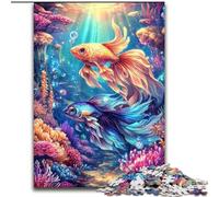 Goldfish Jigsaw Puzzles for Adults 1000 Piece Puzzle, Family Entertainment Toys Is Ideal As A Gift for The Whole Family (26x38cm)